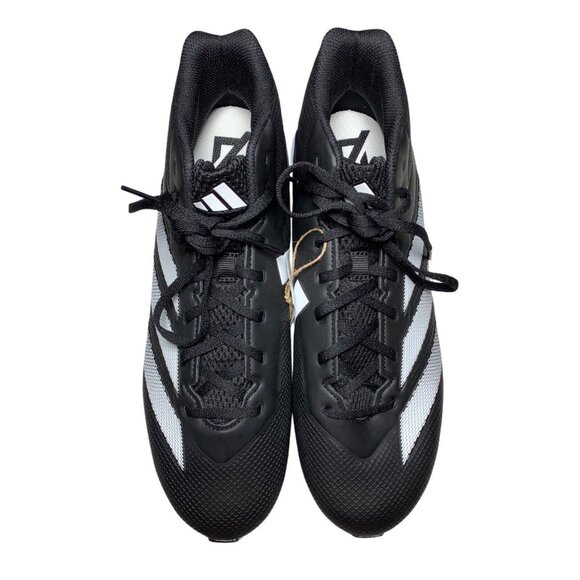 adidas Men\'s Adizero Impact.2 Spark Molded Football Cleats Black/White Size 13